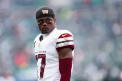 Terry McLaurin arrives at Commanders camp with ankle injury in latest twist to contract saga